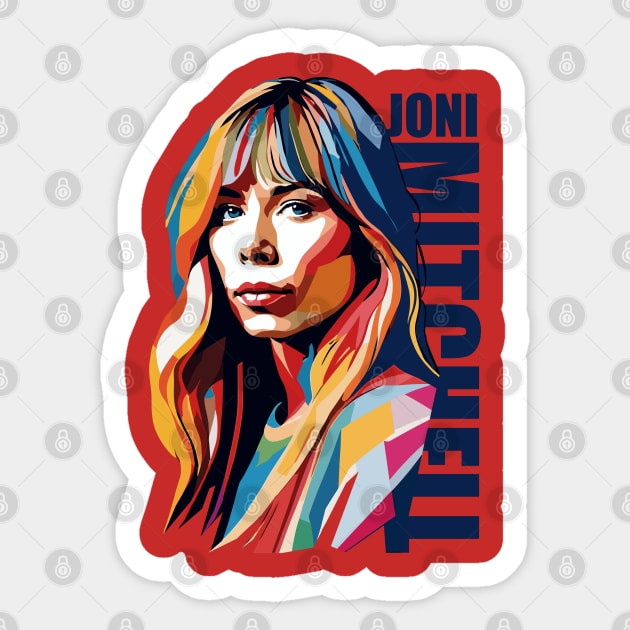 Joni's Melodic Journey Sticker by BAJAJU